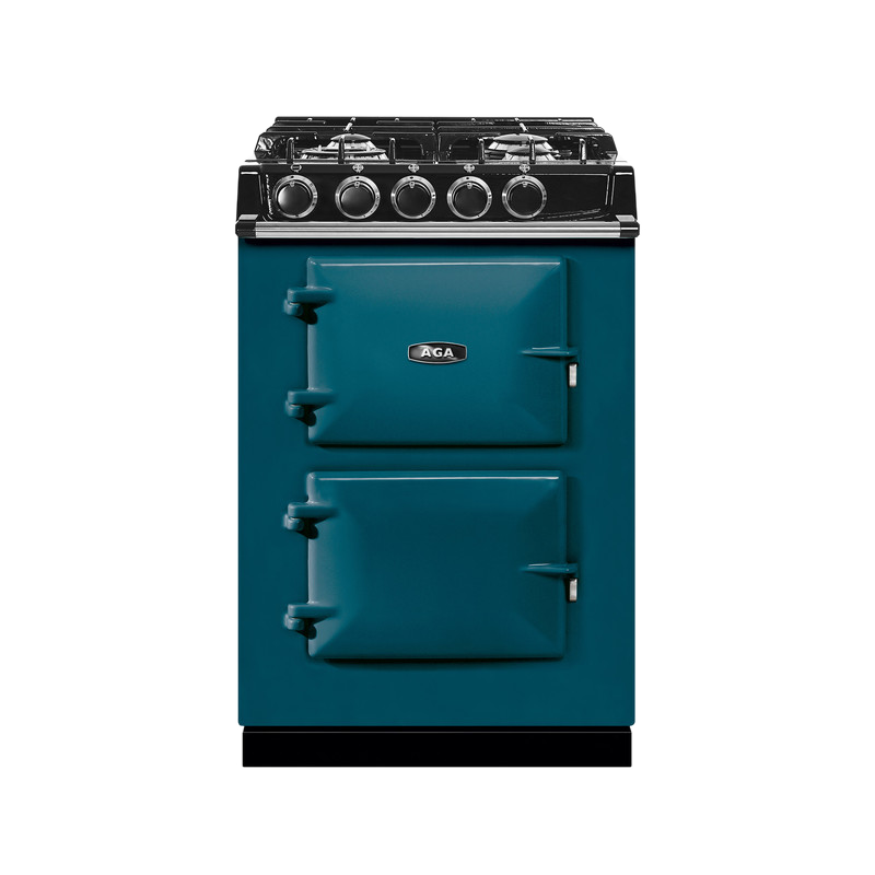 AGA Mini Cast Iron 60 Dual Fuel with Gas Hob